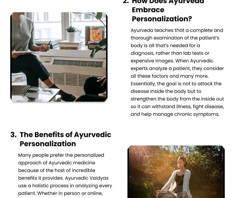 4 Reasons Ayurveda Emphasizes Personalized Healing
