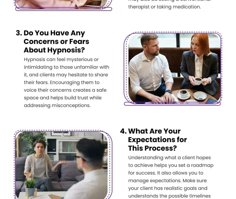 6 Questions to Ask New Hypnosis Clients