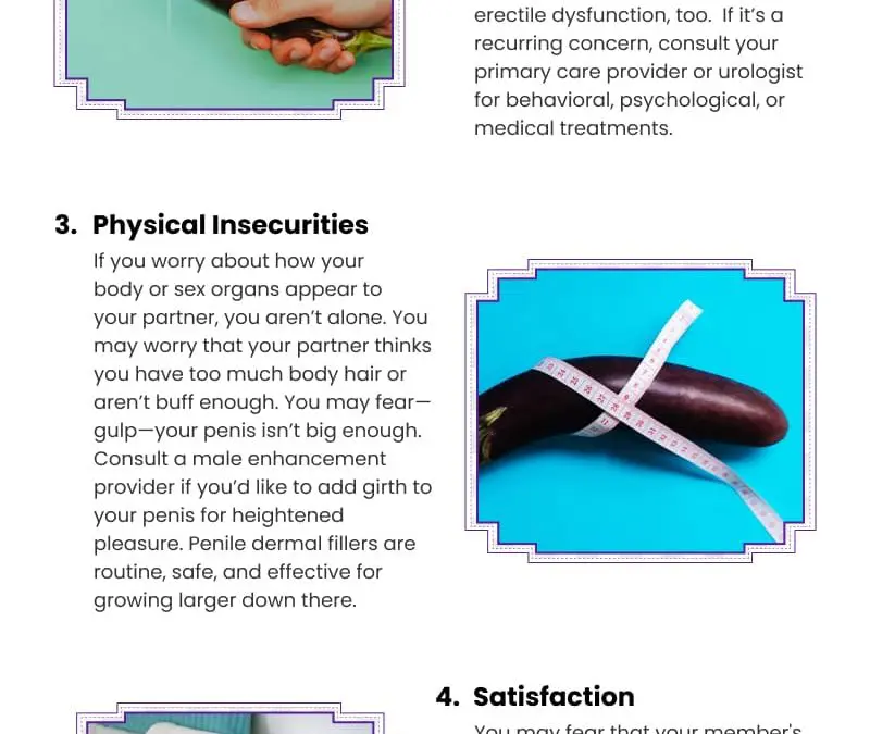 5 Men’s Top Sexual Fears