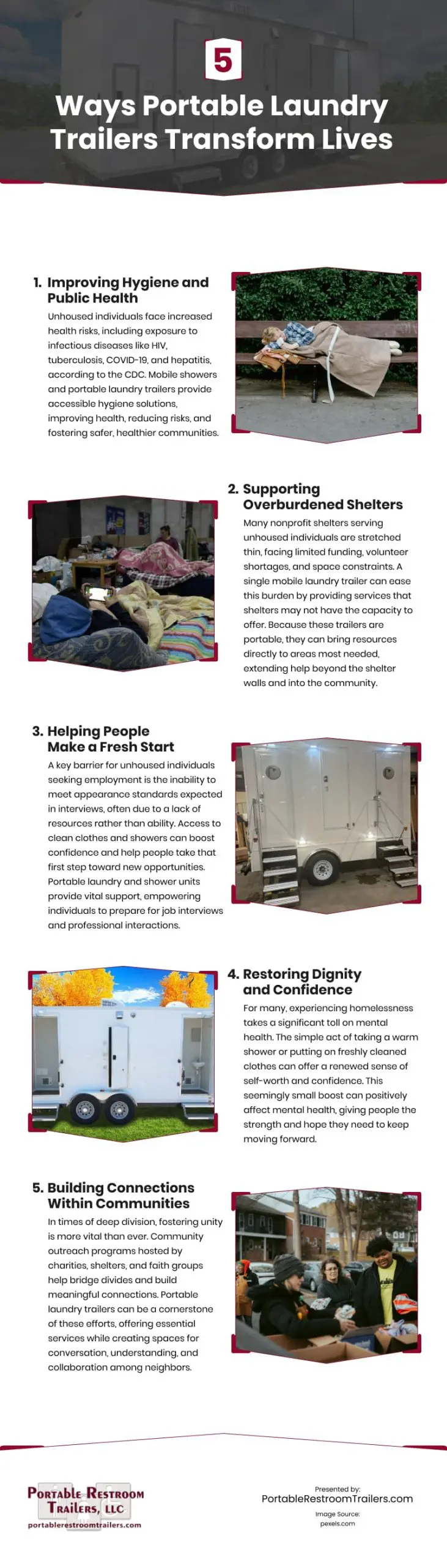 5 Ways Portable Laundry Trailers Transform Lives Infographic