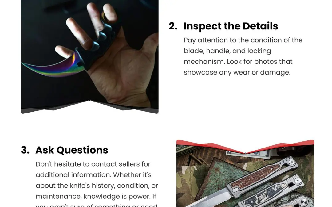4 Tips for Buying Pre-Owned Knives
