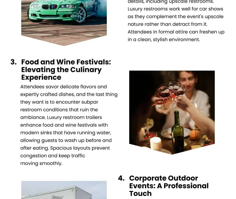5 Outdoor Event Perks from Luxury Restroom Trailers