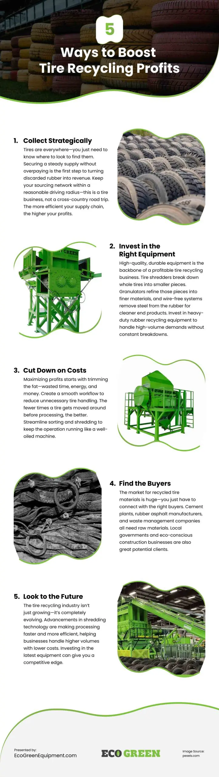 5 Ways to Boost Tire Recycling Profits Infographic