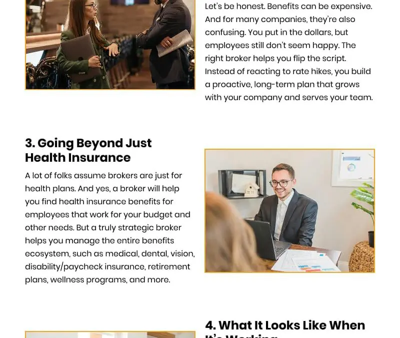 5 Reasons to Work with a Benefits Broker
