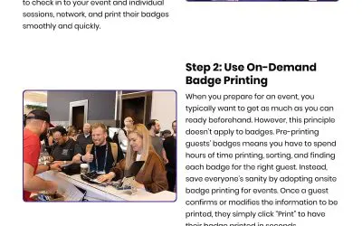 3 Steps to High-Volume Badge Printing Success
