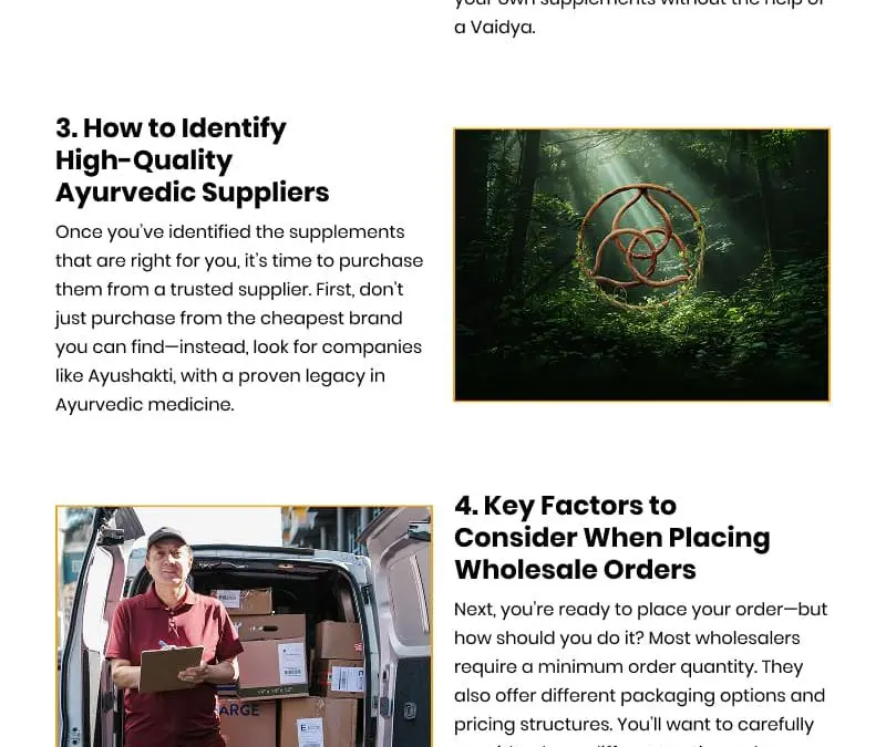 6 Tips for Buying Ayurvedic Supplements Wholesale
