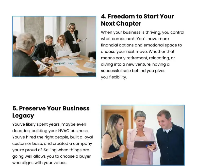 8 Smart Reasons to Sell a Thriving HVAC Firm