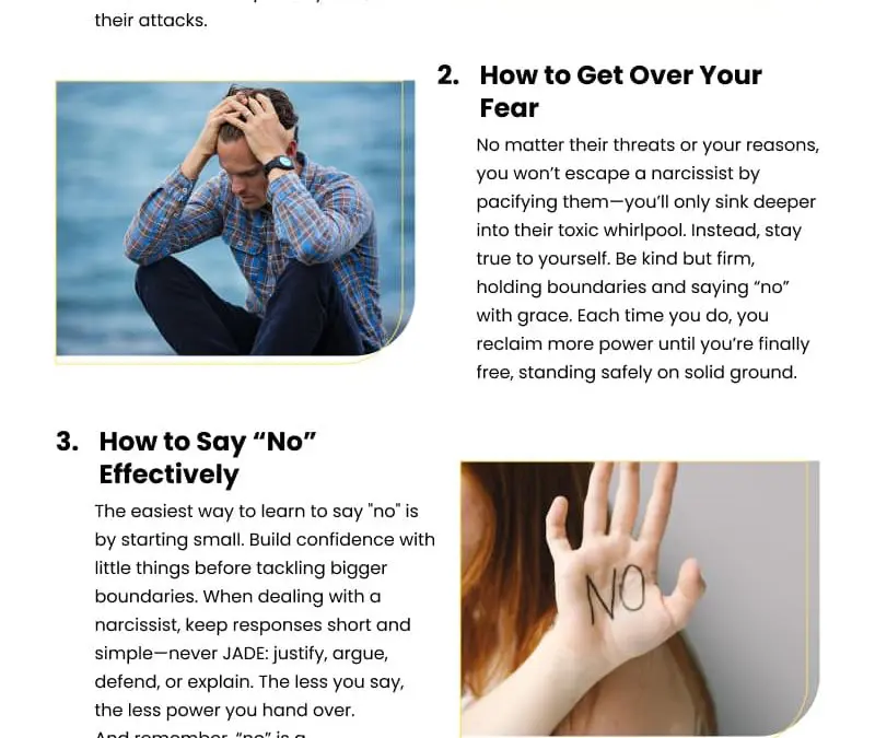 4 Steps to Saying “No” to a Narcissist