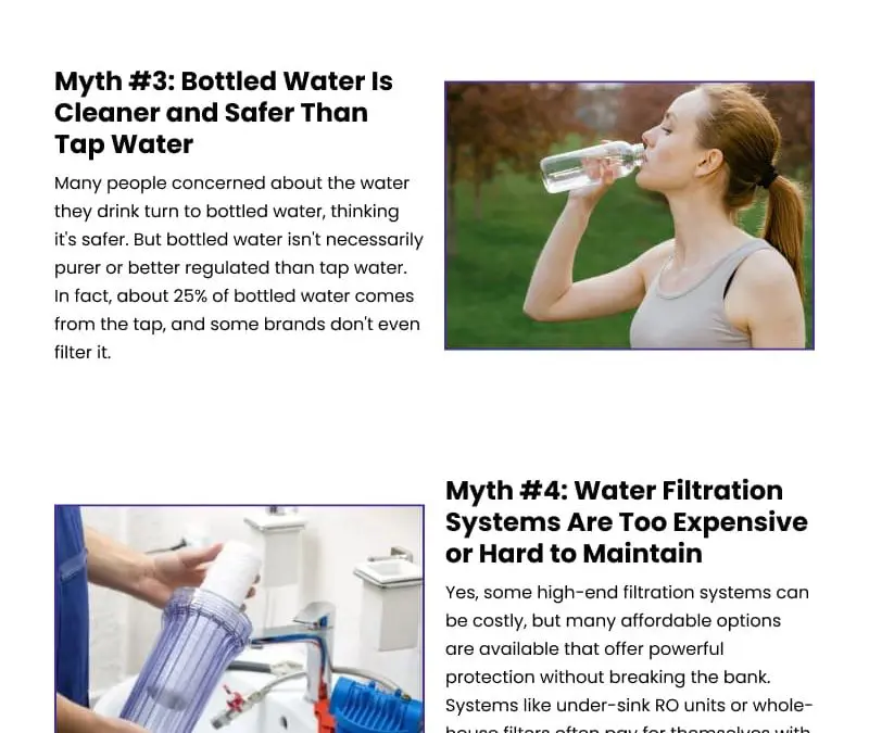 6 Water Treatment Myths Debunked