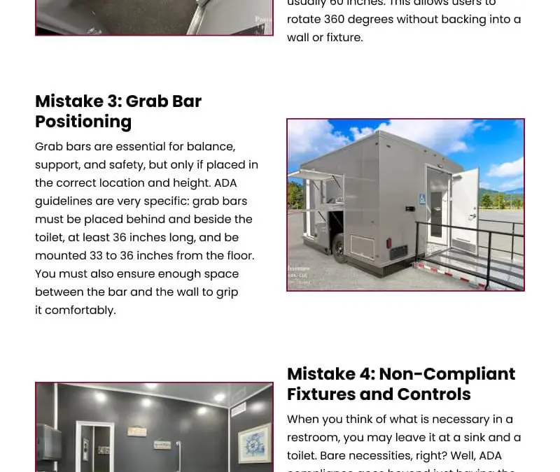 5 Common ADA Restroom Compliance Errors