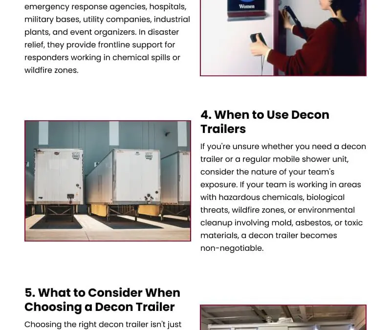 7 Facts About Decontamination Trailers
