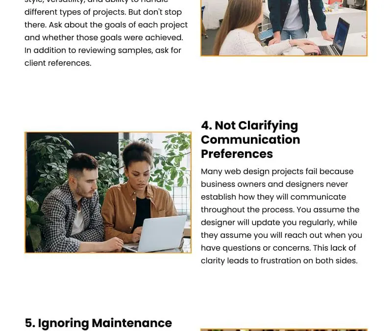 7 Mistakes to Avoid When Hiring a Web Designer