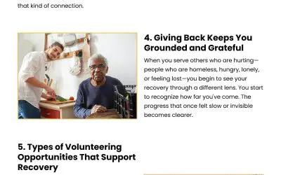 7 Sobriety Boosts from Volunteering