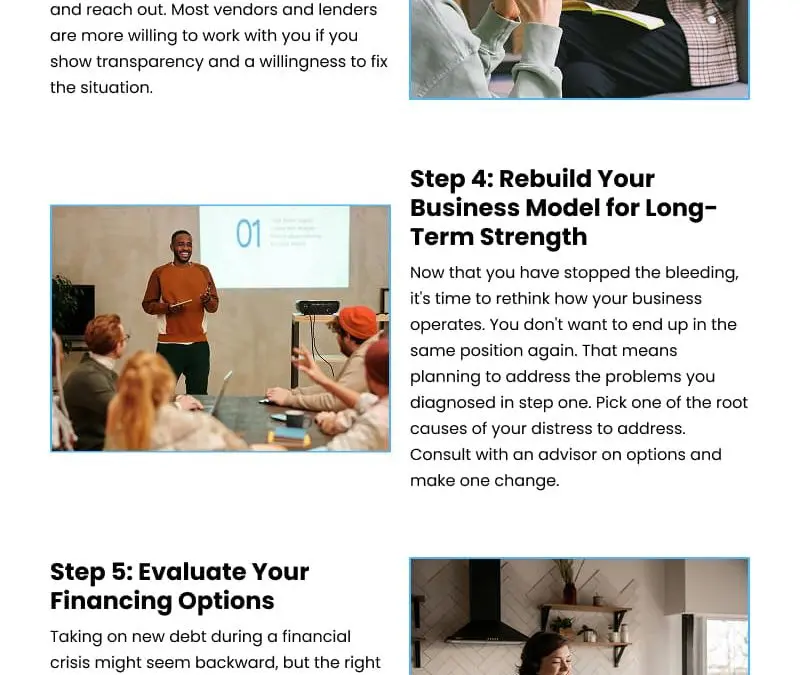 7 Steps to Bounce Back from Financial Distress