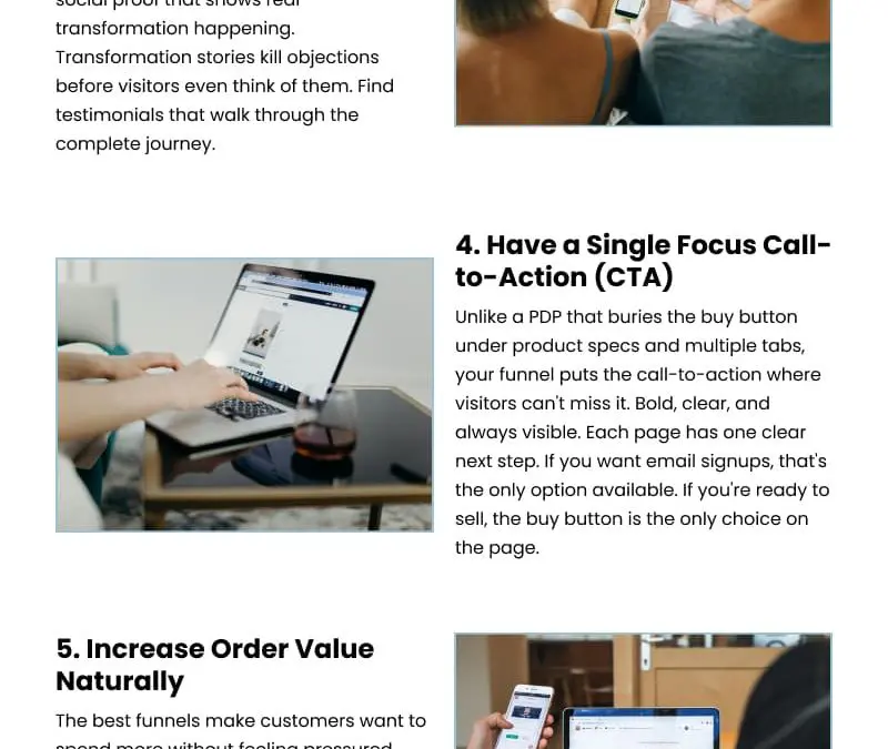 7 Steps to Creating a Product Launch Funnel