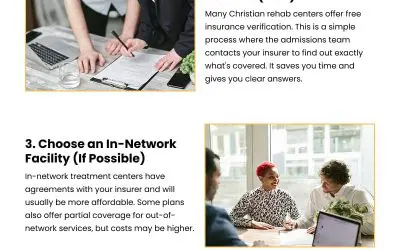 4 Steps to Use Insurance for Christian Rehab Infographic