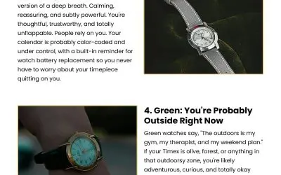 6 Timex Colors That Reflect Your Character