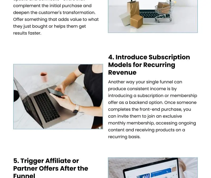 7 Tips to Grow Using One Business Funnel
