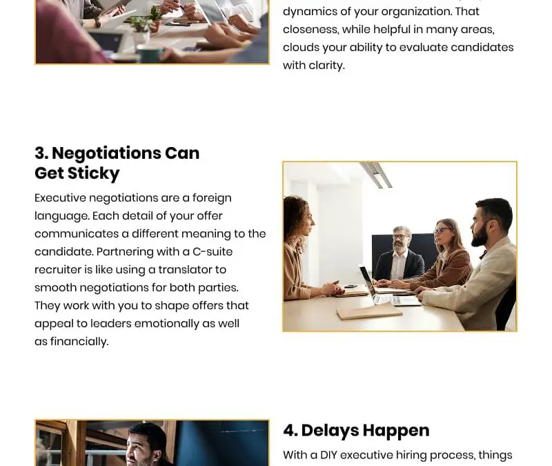 5 Hidden Dangers of DIY Executive Hiring
