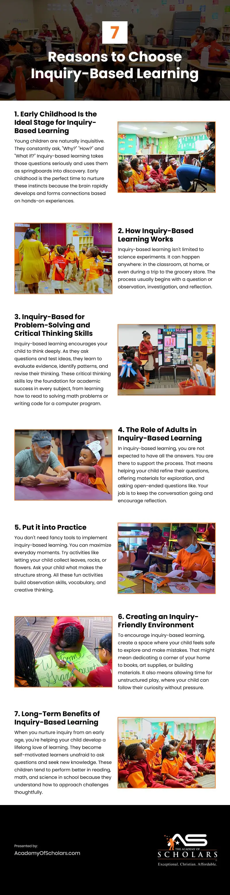 7 Reasons to Choose Inquiry-Based Learning Infographic 7 Reasons to Choose Inquiry-Based Learning Infographic