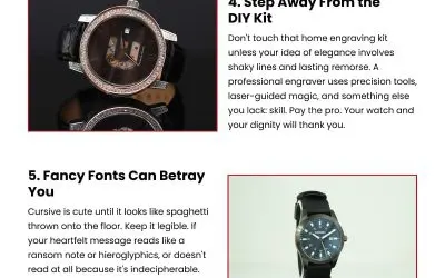 8 Tips for Engraving Your Watch