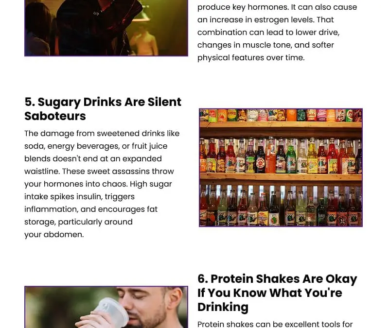 9 Drinks That Help or Hurt Your Manhood