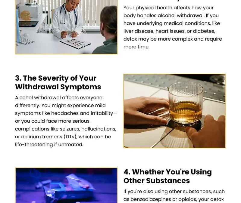 5 Factors Affecting Alcohol Detox Duration