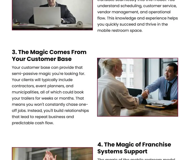 5 Insights Into the Magic of Restroom Trailer Franchises