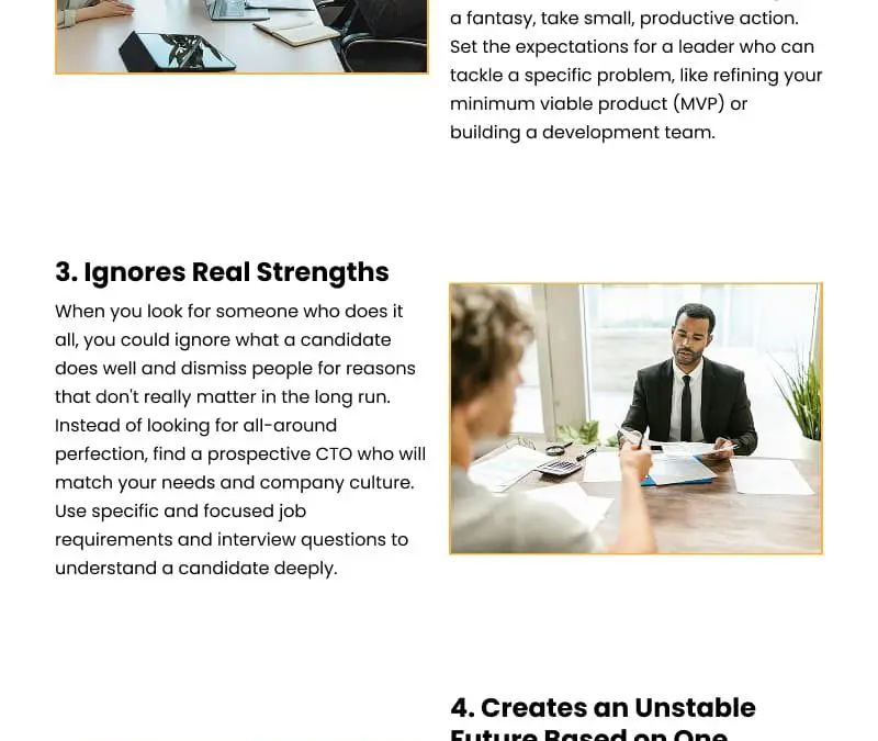 5 Problems with Chasing the Perfect CTO Unicorn