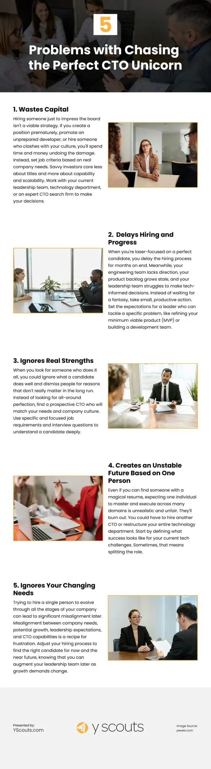 5 Problems with Chasing the Perfect CTO Unicorn 5 Problems with Chasing the Perfect CTO Unicorn Infographic
