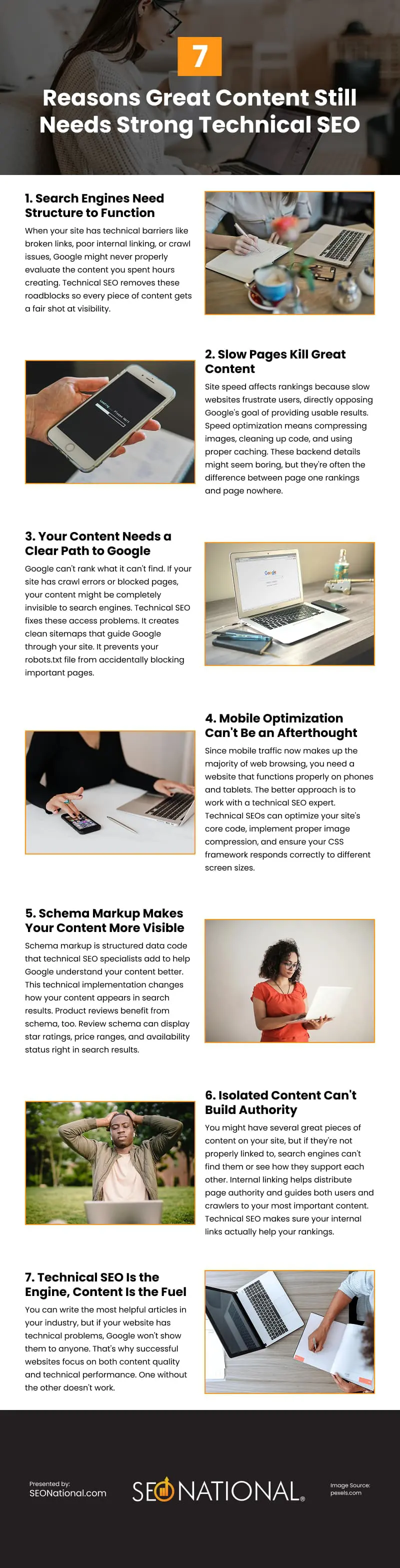 7 Reasons Great Content Still Needs Strong Technical SEO Infographic 7 Reasons Great Content Still Needs Strong Technical SEO Infographic