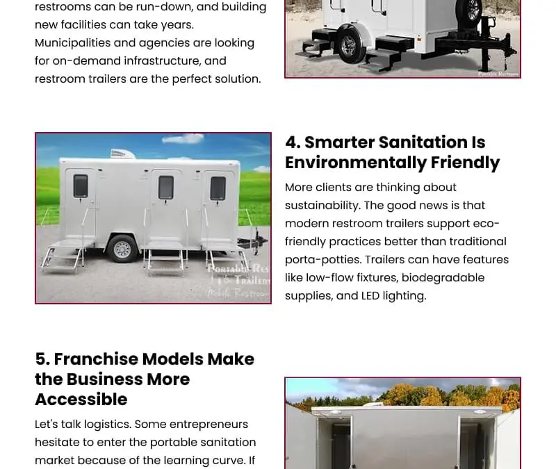 7 Reasons Restroom Trailers Are Here to Stay