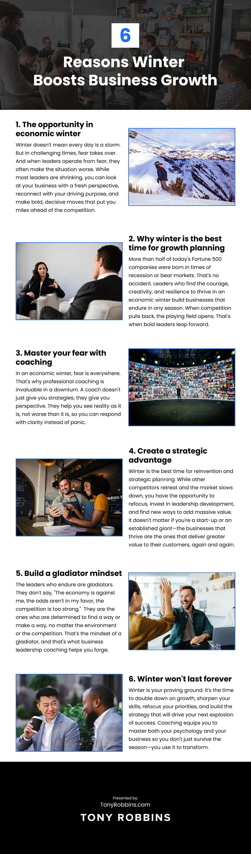 6 Reasons Winter Boosts Business Growth Infographic 6 Reasons Winter Boosts Business Growth Infographic