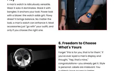 10 Reasons Women Are Wearing Men’s Watches