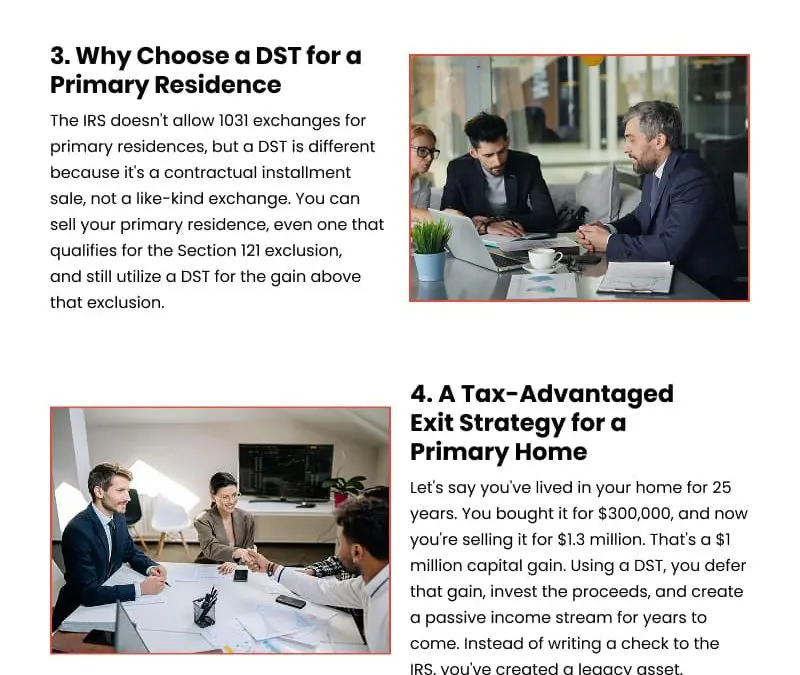 6 Reasons to Defer Capital Gains on Your Primary Home Sale