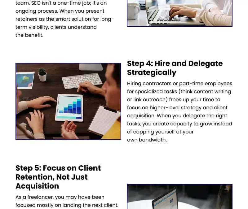 7 Steps to Building a Successful SEO Business