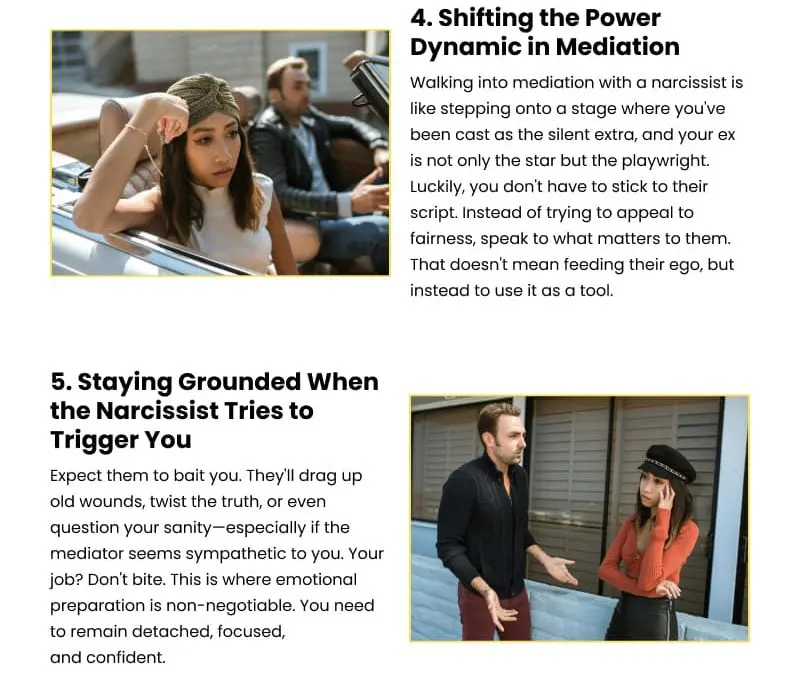 8 Strategies for Navigating Narcissistic Mediation