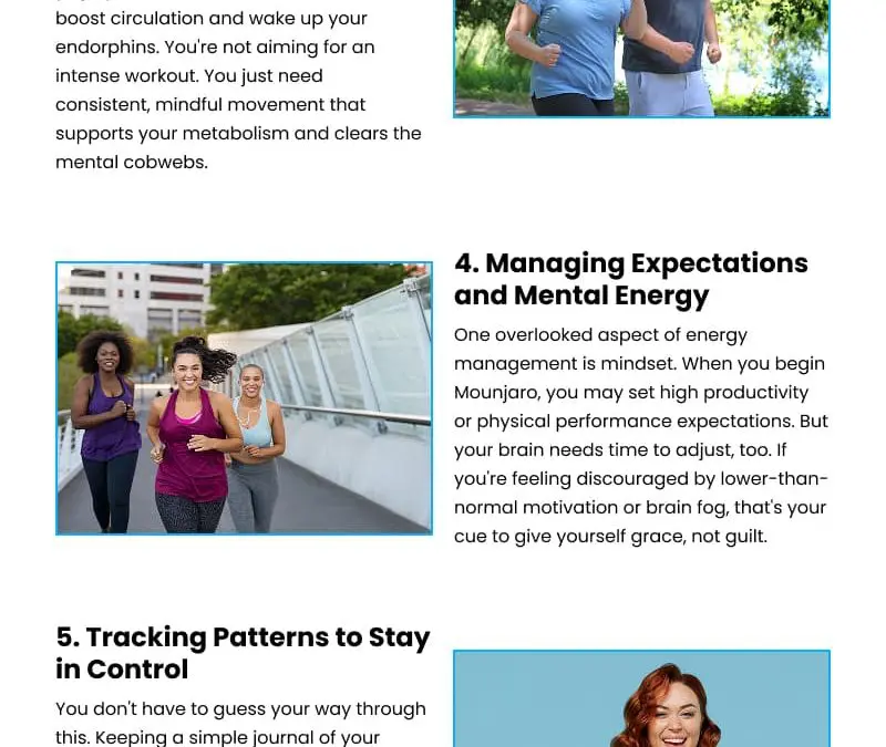 7 Tips for Coping with Mounjaro Energy Shifts