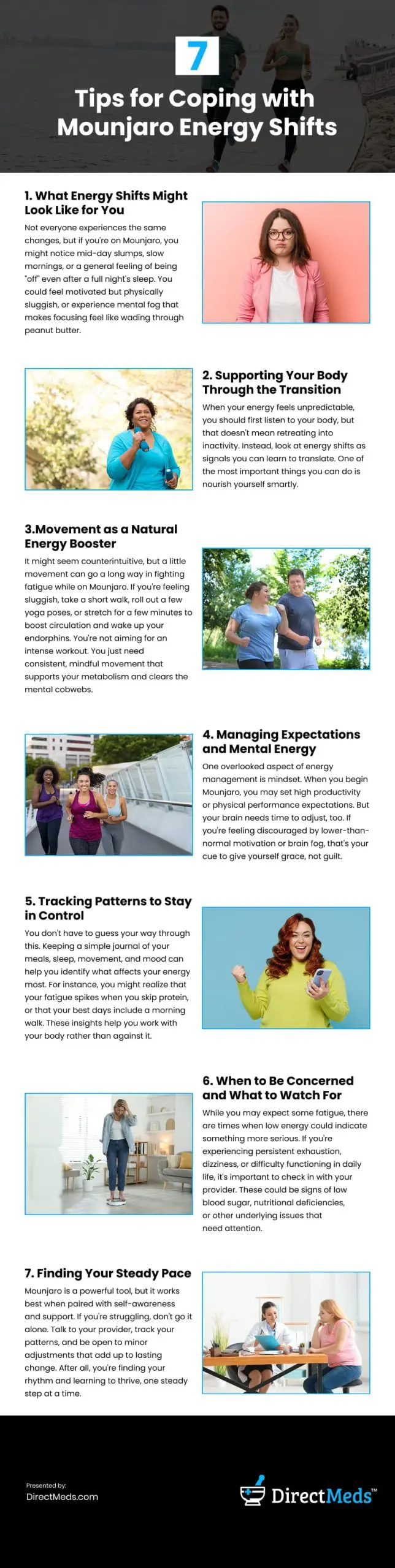 7 Tips for Coping with Mounjaro Energy Shifts 7 Tips for Coping with Mounjaro Energy Shifts Infographic