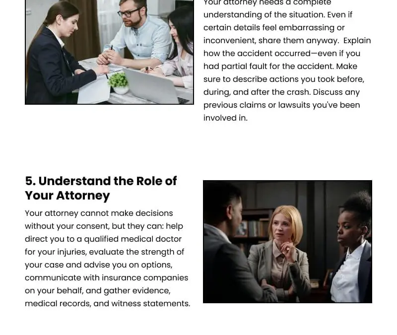 9 Tips for Meeting a Car Accident Attorney