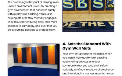 6 Benefits of Wall Padding for Athletes