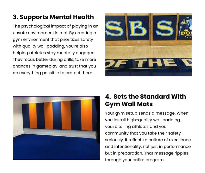6 Benefits of Wall Padding for Athletes