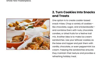 3 Creative Ways to Use Leftover Christmas Cookies