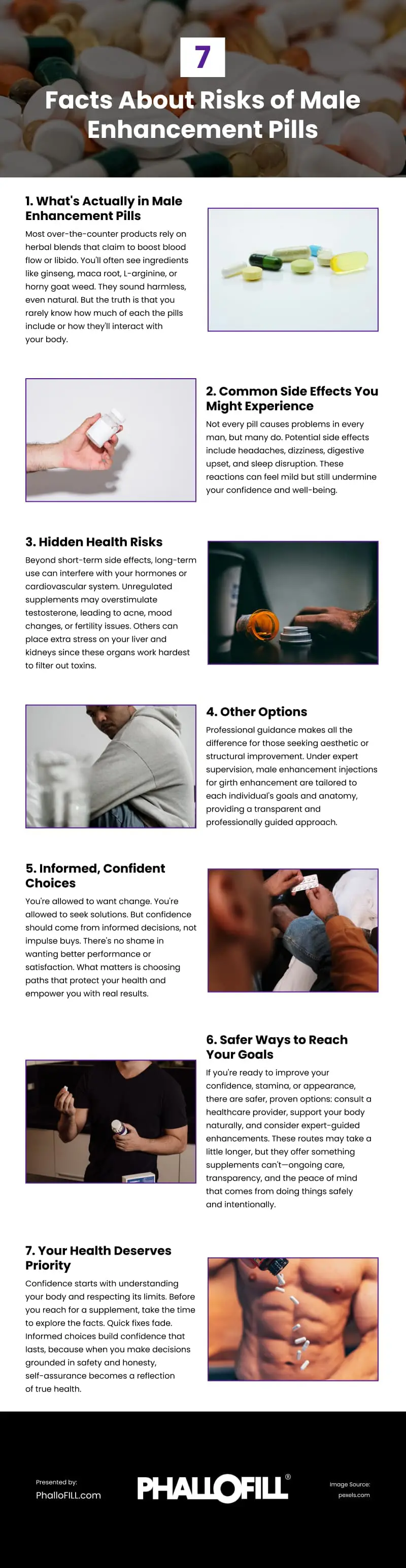7 Facts About Risks of Male Enhancement Pills Infographic 7 Facts About Risks of Male Enhancement Pills Infographic
