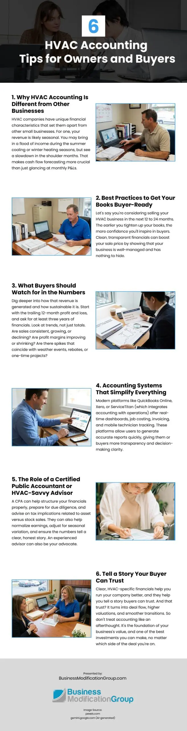 6 HVAC Accounting Tips for Owners and Buyers