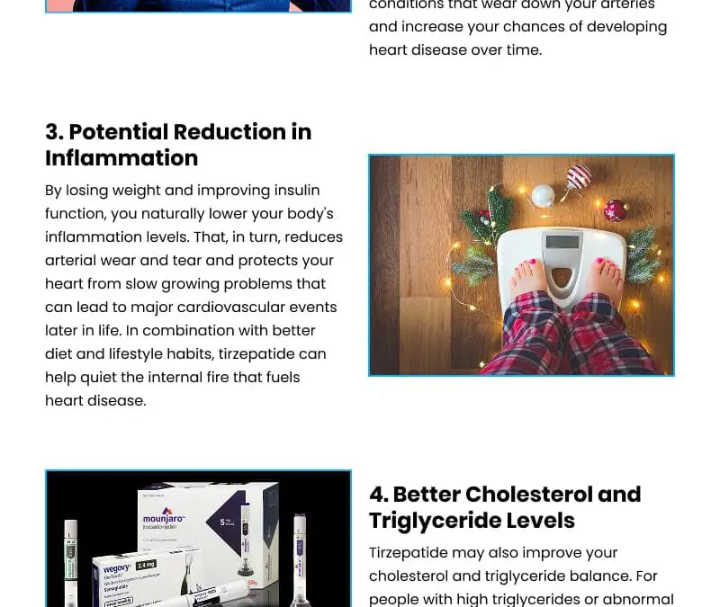 6 Heart Benefits of Tirzepatide for Weight Loss