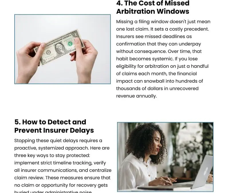 8 Insurer Delays That Sabotage Your Arbitration
