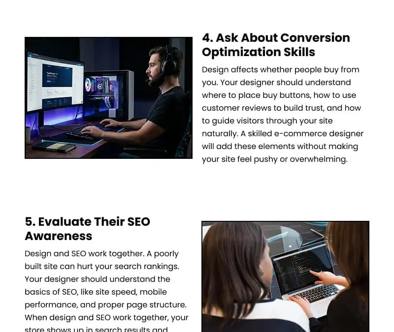 8 Keys to Picking the Right Web Designer