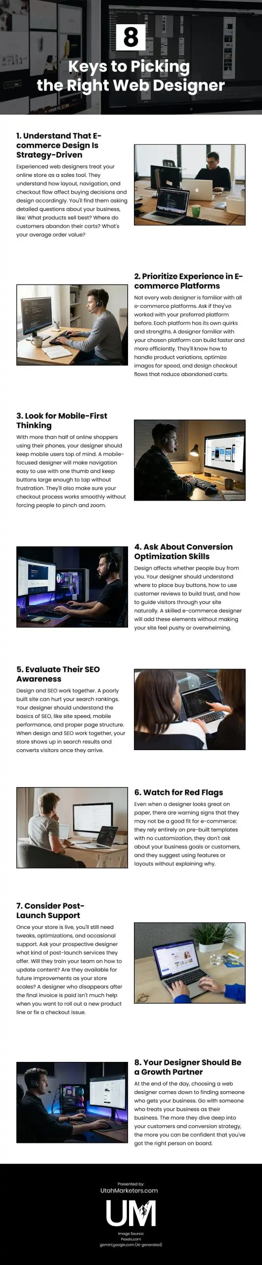 8 Keys to Picking the Right Web Designer 8 Keys to Picking the Right Web Designer Infographic