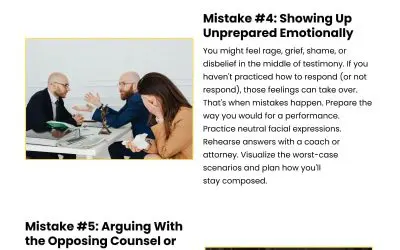 7 Mistakes to Avoid in the Divorce Courtroom